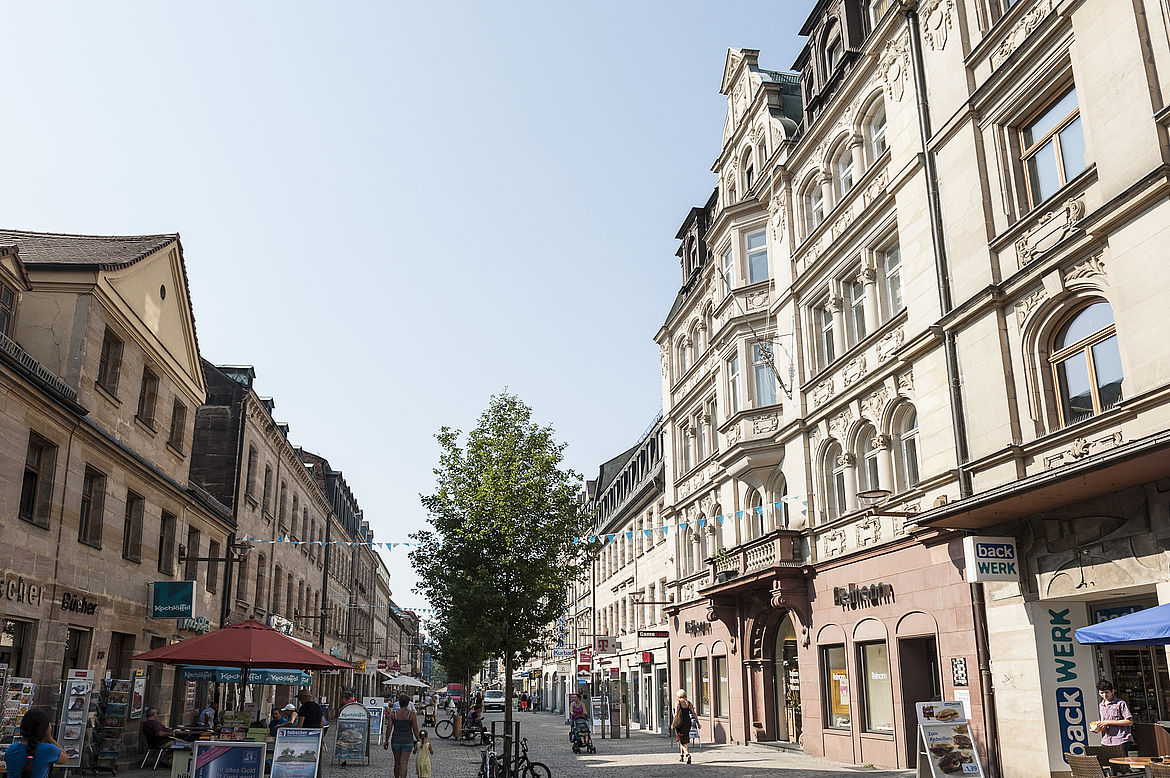 Altbauten in der Fürther Innenstadt